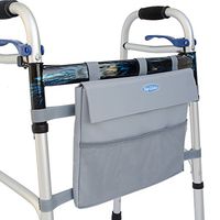 Top Glides Universal 6-Pocket Walker Bag/Tote/Pouch - Gray