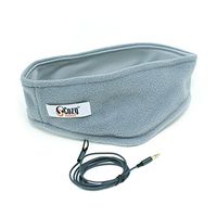 CozyPhones Sleep Headphones - New Contour Series with Cool Mesh Lining & Ultra Thin Earphones - Perfect for Air Travel, Meditation, AMSR & Insomnia - Gray