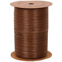 JAM PAPER Wrapphia Ribbon - 3/8 x 100 Yards - Matte Chocolate Brown -Rolls Sold Individually
