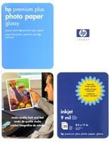 HP C6831A Premium Plus Photo Paper, Glossy (8.5x11, 20 Sheets)