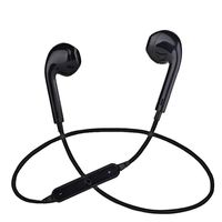 V4.1 Stereo Earphone Magnetic Attraction Sport Headset Handsfree Black