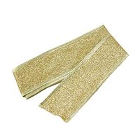 BESTOYARD Glitter Ribbon Tree Decoration Christmas Tree Ribbon Decor Wedding Ornaments 200x5cm (Gold)