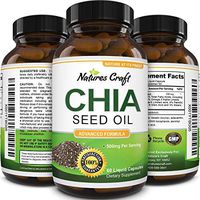 Pure Chia Seed Extract Capsules - Potent Supplement for Sleep Weight Loss Skin and Hair Health Suppress Appetite - Vitamins Omega 3 Fatty Acids Protein Soluble Fiber for Men and Women