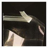 5 1/4in. X 7 1/4in. Flat Cellophane Bags with Adhesive Closure - pack of 100