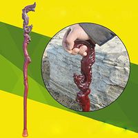 RES&GZ Crutches Solid Wood Old Man Walking Stick Wooden Cane Carving Cane Men's Wood Cane Elderly Walking Aids