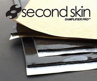 Second Skin Damplifier Pro Butyl Sound Deadener Made in USA - 22 Sheets (12" X 20") = 36.5 Sq ft