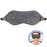 Sysrion Sleep Eye Mask - Adjustable Nose Pad Sleeping Mask Blocking Out Light Perfectly for Travelling Shift Work Nap, Blindfold, Breathable Mesh Fabric Eye Mask