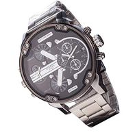 cobud Fashion Luxury Stainless Steel Leather Sport Analog Quartz Wristwatch for Man, Multi-Color up-to-Date