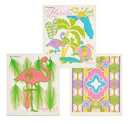 Wet-It! Swedish Dishcloth Set (Florida, Set of 3)