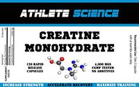 Creatine Monohydrate Training Supplement – Athlete Science