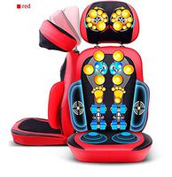 L.Atsain Massaging Cushion With Heat Massager Chair+ Vibration/Powerful 5D Deep Kneading – Massage, Sooth, Relax And Relieve Aches, Pains And Knots For Car Office And Home,Red