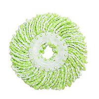 Liobaba Replacement Microfiber Super Absorbant Mop Head,360 Degree Bucket Replace Magic Floor Mop Microfiber Spin Replace Rotating Mop Head