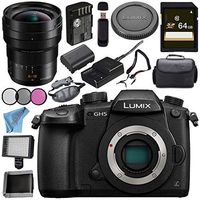 Panasonic Lumix DC-GH5 DC-GH5KBODY Mirrorless Micro Four Thirds Digital Camera + Panasonic Leica DG Vario-Elmarit 8-18mm f/2.8-4 ASPH. Lens Bundle
