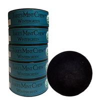 Jake's Mint Chew Wintergreen - 5 Cans - Includes DC Skin Can Cover (Skin)
