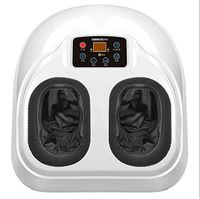 Foot Massager Deluxe Electric Foot Massager Deep Shiatsu Kneading Massage Calf and Legs Massager with Heating and Vibration Function