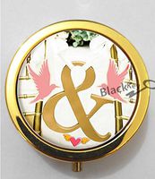 BlackKey Ampersand Sign 3-Compartment Decorative Pocket Gift Box Case Organizer for Pill, Color 2 -1463