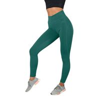 Womens High Waisted Leggings Yoga Pants Butt Lifting Workout Running Sports Gym Slimming Yoga Athletic Pants Green