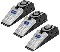 ZZRUI Upgraded Door Stopper Security Alarm,Portable 120 Loud Entrance Alert Door Stop Alarm for Travel Home Apartment House (3 Packs)