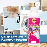 wanzi2 Powerful Stain-Removing Bleaching Powder,Universal Color Bleaching Stains Remover Powder Bleaching Whitening Detergent,Clothing Stain Removers Artifact (Multicolor)