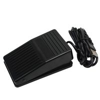 FS1-P USB Single Foot Switch Pedal Control for Gaming Work Instrument Testing