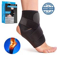 Ankle Brace for Women and Men,Ankle Support Brace,Adjustable Ankle Support and Compression for Sprained Ankle,Ankle Stabilizer for Running,Basketball,Volleyball, Sports,One Size Fits all