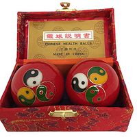 Baoding Balls Chinese health Massage Exercise Stress Balls - Triple YinYang #3 by THY ARTS