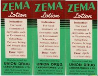 Lot 3 x ZEMA lotion Dermatitis Psoriasis Eczema Treatment Salicylic Acid 12%