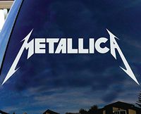 YourChoiceDecals Metallica American Hard rock Metal band Logo Album cover silhouette car truck laptop window decal sticker 6 inches...