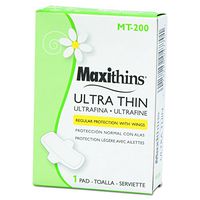 Sanitary Napkin, 4-1/4 in. L, PK200