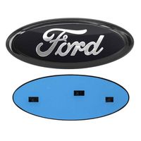 Roberly LLC 2005-2014 Ford F150 Dark Blue Oval 9" X 3.5" Front Grille Replacement Badge Emblem Medallion Name Plate