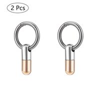 ZERIRA 2 Pcs Tiny Cutting Tool Portable Capsule Cutter with Keychain Ring Sharp Tools for Unboxing Opening Cans Stripping Stickers