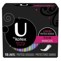 Kotex U Barely There Liners, Thin