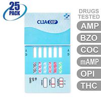 MiCare [25pk] - 6-Panel Urine Drug Test Card (AMP/BZO/COC/mAMP/OPI/THC) #MI-WDOA-264