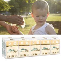 Seasonaliy Facial Tissues, Mini Pocket Pack Toilet Paper Towels Facial Tissue, 3-Ply Ultra Soft Facial Tissue Cube, On-The-Go Small Packs, Travel Size, 8 Tissues Per Go Pack, 10 Packs classy