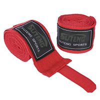 Top of top store 1 Pair Cotton Elastic Boxing Handwrap Sanda Fighting Hand Wraps Bandage Finger Guard, Wrist Support Sport Straps Width 5cm Length 2.5M (Red)