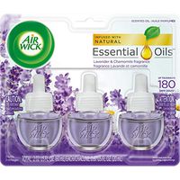 Air Wick, Plug In Scented Oil 3 Refills, Lavender & Chamomile, 2.01 oz