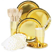 Wildtrest 50pcs Square Shape Print Party Disposable Napkin Paper Straws