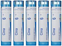 Boiron Cina 6C, Homeopathic Medicine for Nervousness, Irritability and Sleeplessness in Children (Pack of 5)