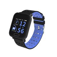 Martin's HomeM5 Sports Smart Watch, Upgrade Fitness Tracker, Smart Bracelet with 1.3" Colorful Touch Screen, Heart Rate, Blood Oxygen, Blood Pressure Monitor Pedometer Calorie for iOS/Android (Blue)