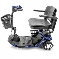 Golden Technologies - LiteRider Mini - Lightweight Travel Scooter - 3-Wheel - Blue