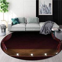 RUGSMAT Musical Theatre Area Silky Smooth Rugs,Classic Performance Home Decor Foor Carpet Round-71