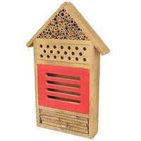 Beneficial Bug Hotel,Wooden Insect Bee House Wood Bug Room Hotel Shelter Garden Decoration Nests Box Wooden Insect House