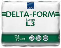 Abena Delta-Form Plastic Backed-Large Number 3 3600 ml 100-150 cm Protective Briefs by Abena