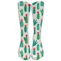 Cute Cactus Stockings Tube Socks,Great Quality Classics Knee High Socks Sports Long Sock for Women Men One Size 1 Pair by Uxjam