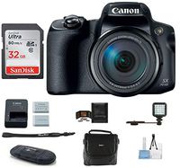 Canon PowerShot SX70 HS Digital Camera Bundle, (LED Bundle)