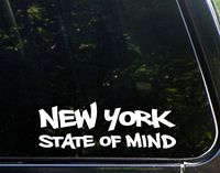 New York State of Mind Die Cut Decal Bumper Sticker For Windows, Cars, Trucks, Laptops, Etc.