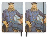 Van Gogh Art - PU (Vegan) Leather A5 Notebook - Lined Pages - Joseph Roulin