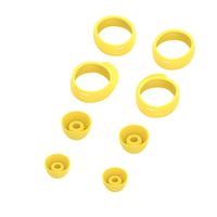 Ackful8 Pieces Silicone Earbud Cover Tips Replacement Ear Gels Buds Compatible with Samsung Galaxy Buds (Yellow)