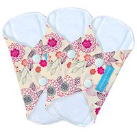 Charlie Banana 3 Feminine Pads, Liner Peony Blossom, 0.2 Pound