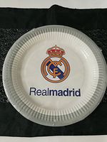 10 Champions FC Real Madrid Logo 9"party soccer theme Paper plates